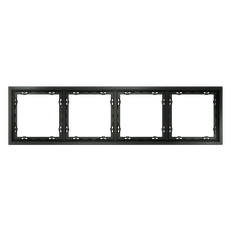 Изображение Рамка пластиковая VOLTUM S70 на 4 поста (титан)