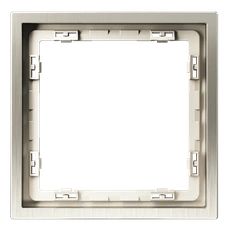 Изображение Рамка металлическая VOLTUM S70 Metal на 1 пост (никель)