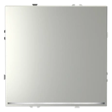 Изображение Выключатель встраиваемый VOLTUM S70 одноклавишный с подсветкой 10А (сталь)